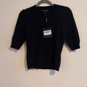 Cynthia Rowley Black Crewneck Sweater